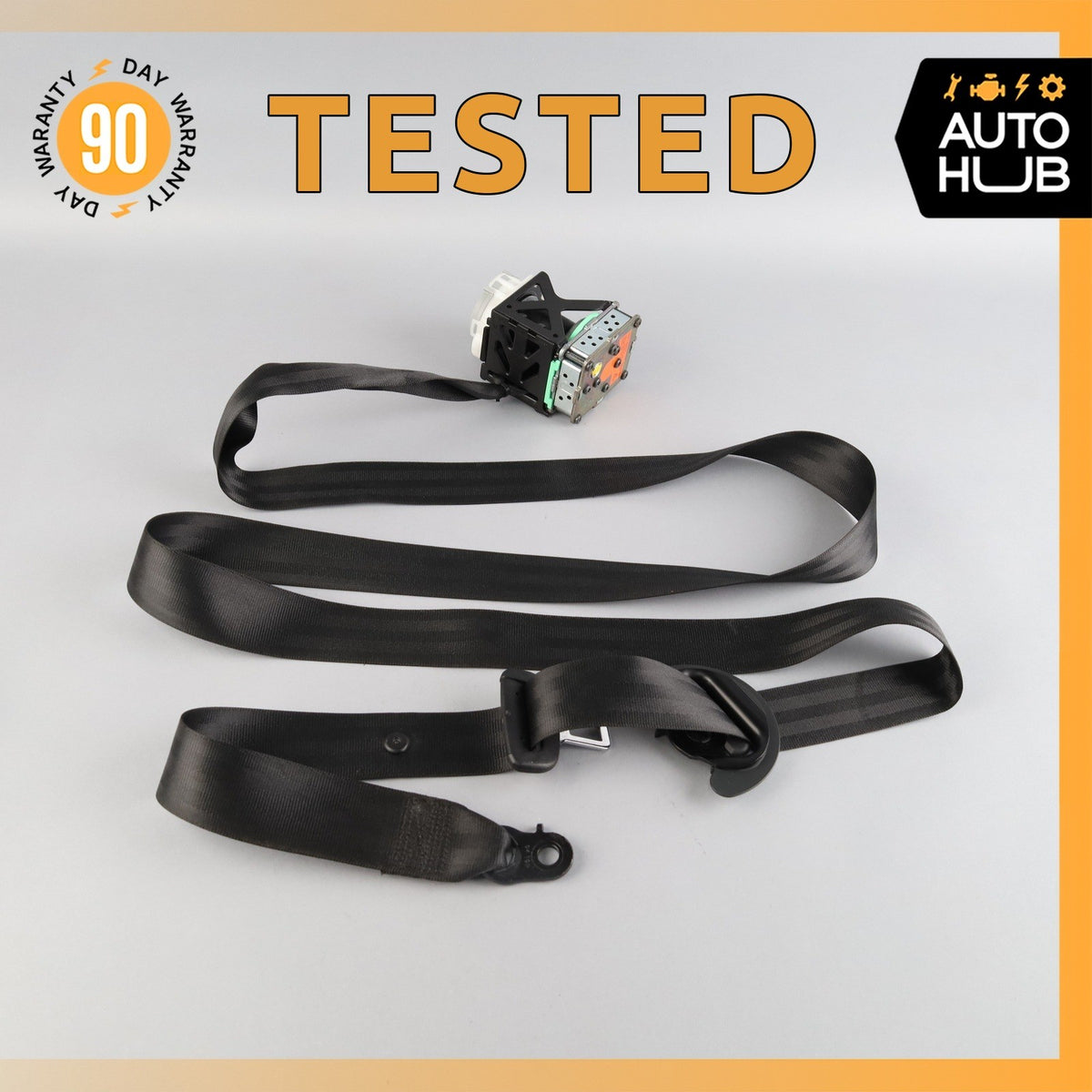 11-18 Porsche Cayenne 958 Rear Right Seatbelt Seat Belt Black 95880305010 OEM - photo 1