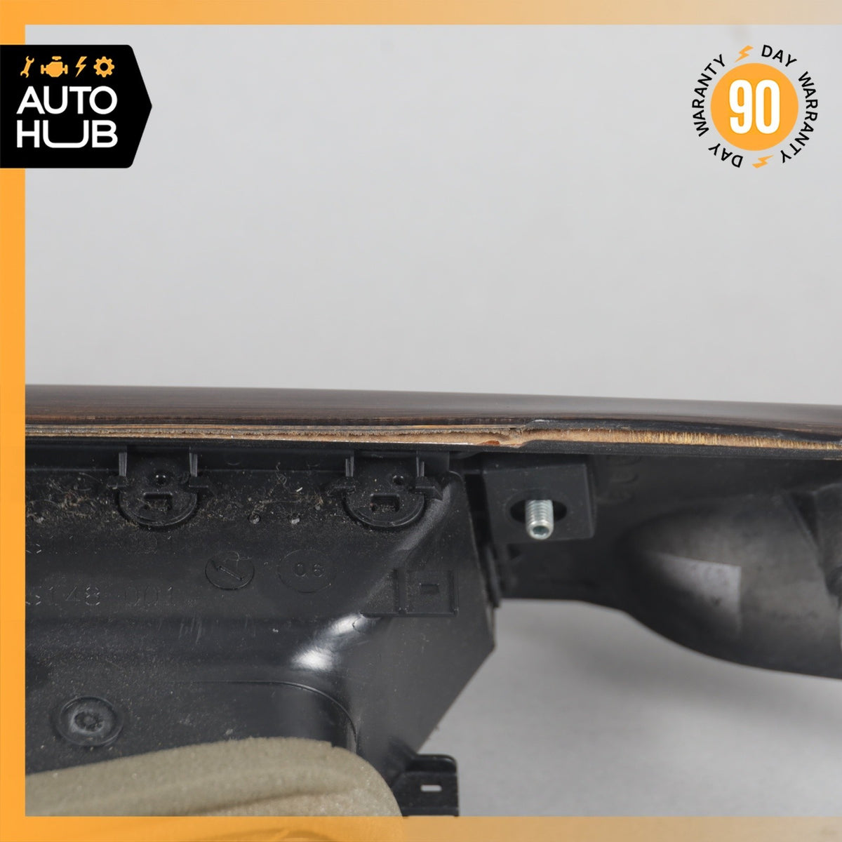 08-10 BMW E60 550i Dashboard Center Cover Panel Trim Molding w/ AC Vent OEM - photo 18