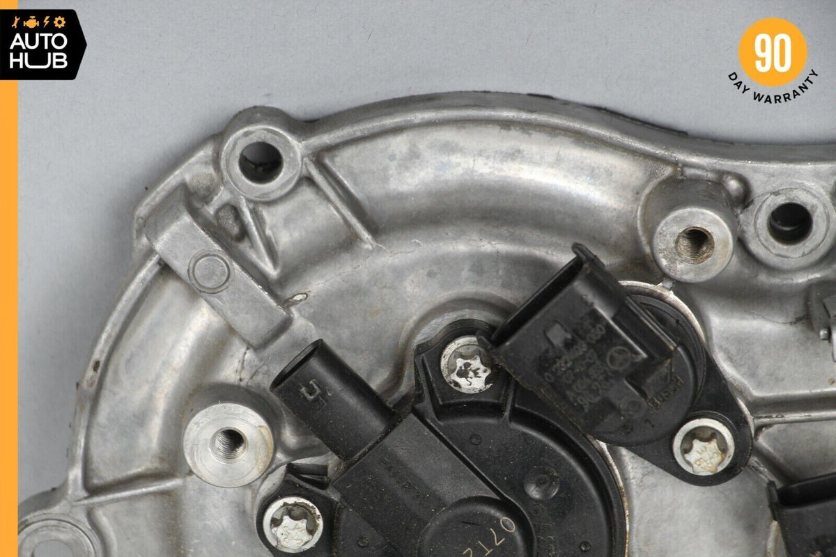 Mercedes W221 S550 E350 Front Left Side Engine Timing Chain Cover Plate OEM - photo 2