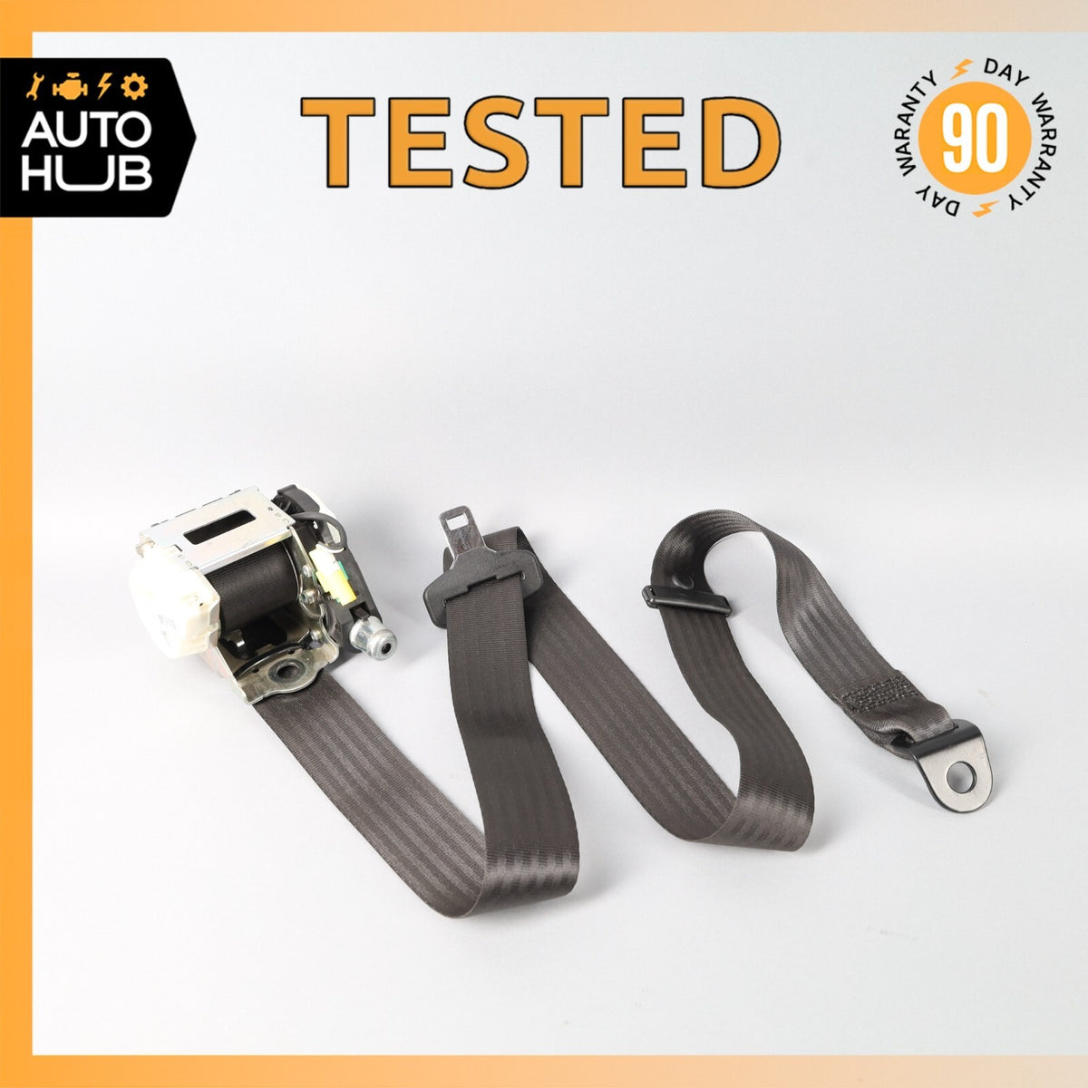 08-19 Maserati GranTurismo M145 Rear Left Driver Side Seat Belt Black OEM - photo 1