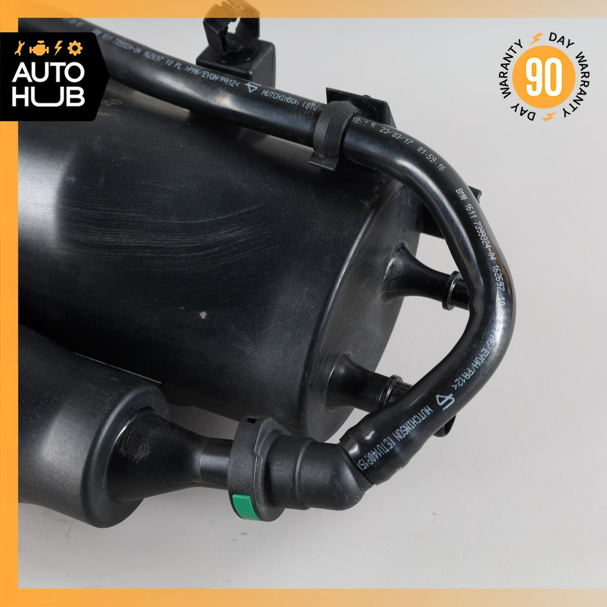 BMW F30 330e Hybrid Fuel Evap Vapor Charcoal Canister 7387633 OEM 54k - photo 5