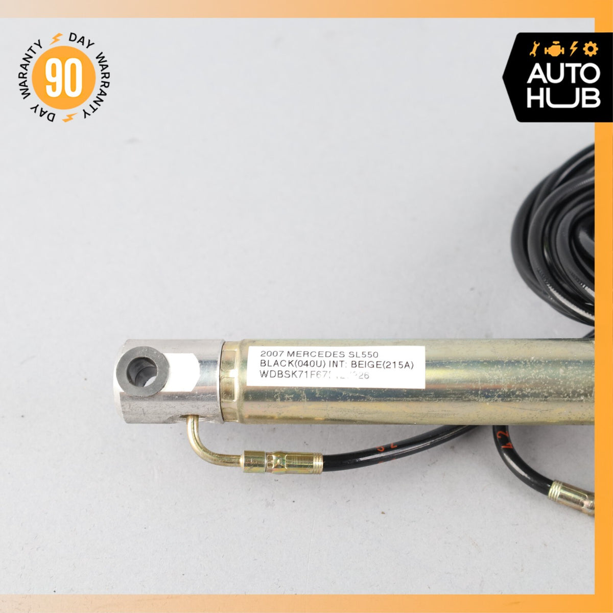 Mercedes R230 SL550 SL55 Convertible Top Main Drive Lift Cylinder Right Side OEM - photo 3