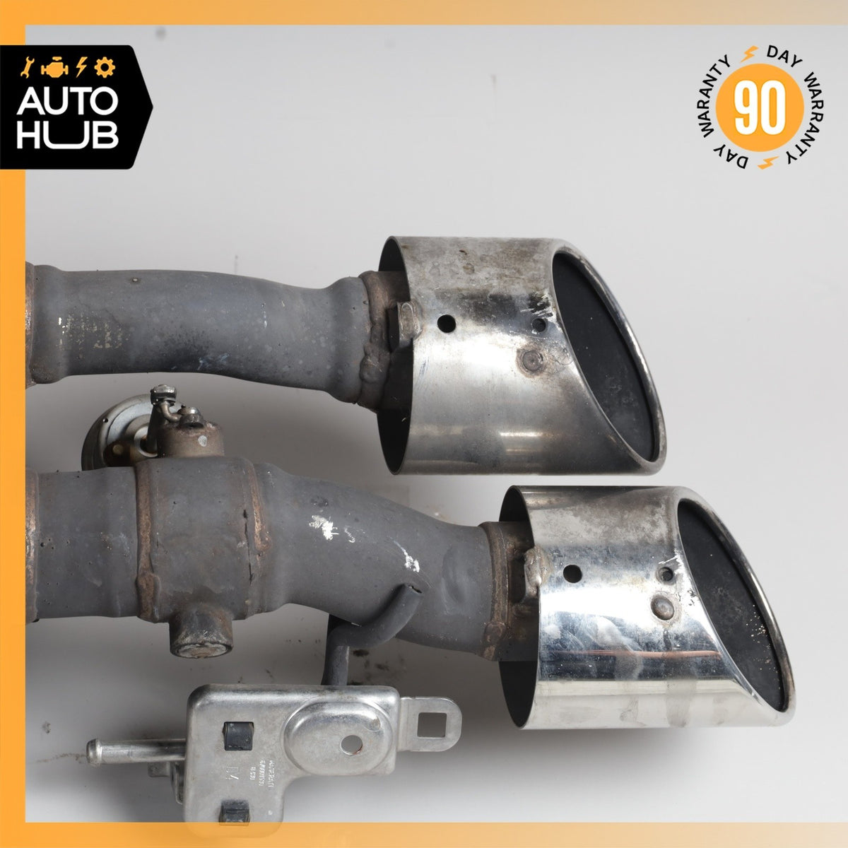 Maserati Quattroporte SQ4 M156 Exhaust Muffler Left Driver Side w/ Valve OEM 32k - photo 13