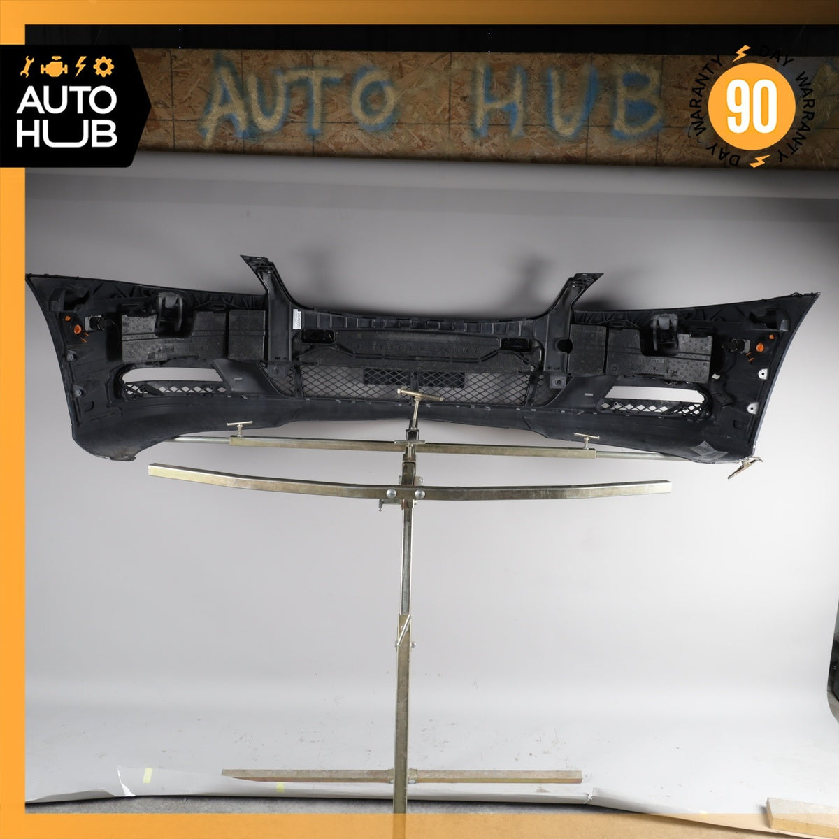 10-13 Mercedes W221 S400 S550 Base Front Bumper Cover Assembly Black OEM - photo 20