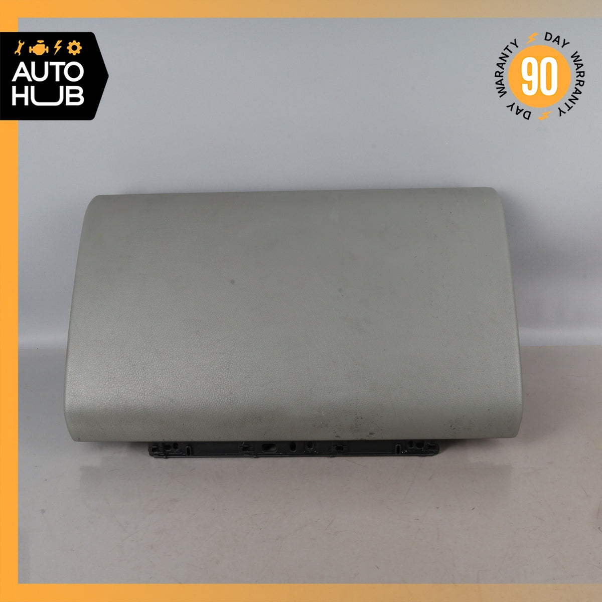 Porsche Cayenne 955 Dashboard Glove Box Compartment Leather Gray 7L5857095P OEM - photo 1