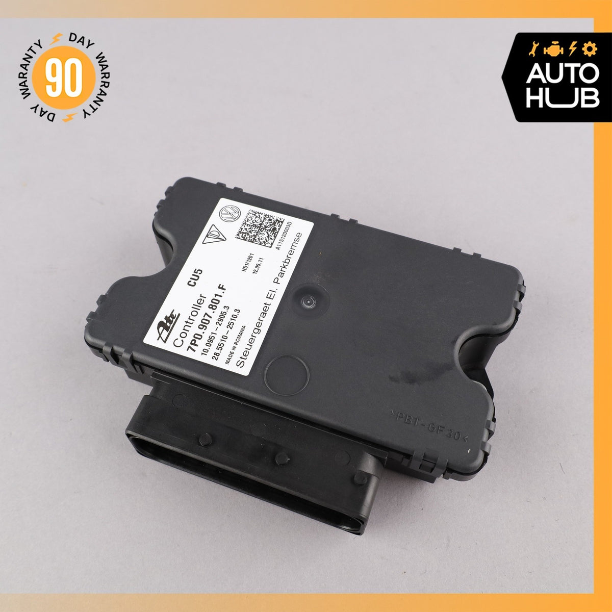 11-18 Porsche Cayenne 958 Electronic Parking Brake Control Module 7P0907801F OEM - photo 1