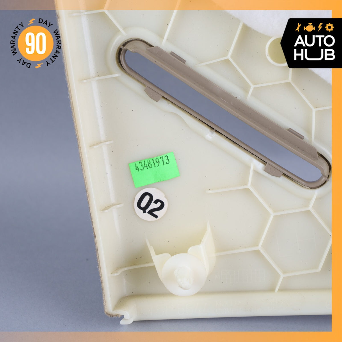12-19 Mercedes X166 GL450 ML350 Rear Left Side Quarter Upper C Pillar Beige OEM - photo 13