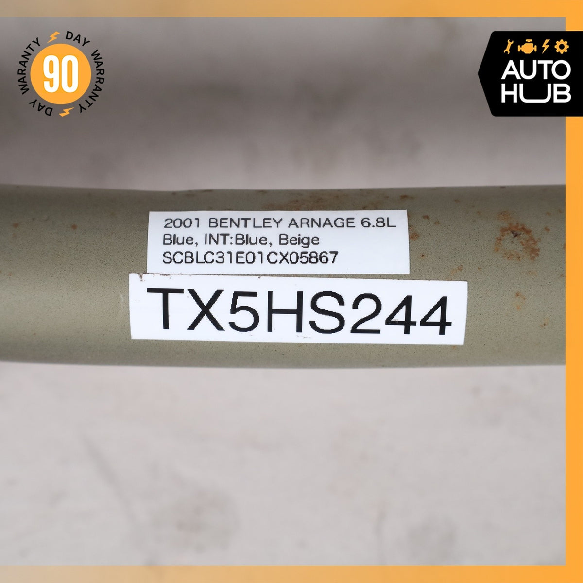 00-02 Bentley Arnage Front Upper Radiator Core Support Bar PN56428PA OEM 42k - photo 11