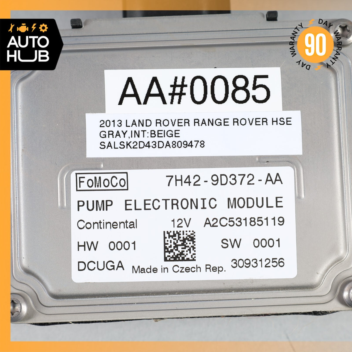 2013 Range Rover Sport L320 HSE Fuel Pump Control Module 7H429D372AA OEM - photo 6