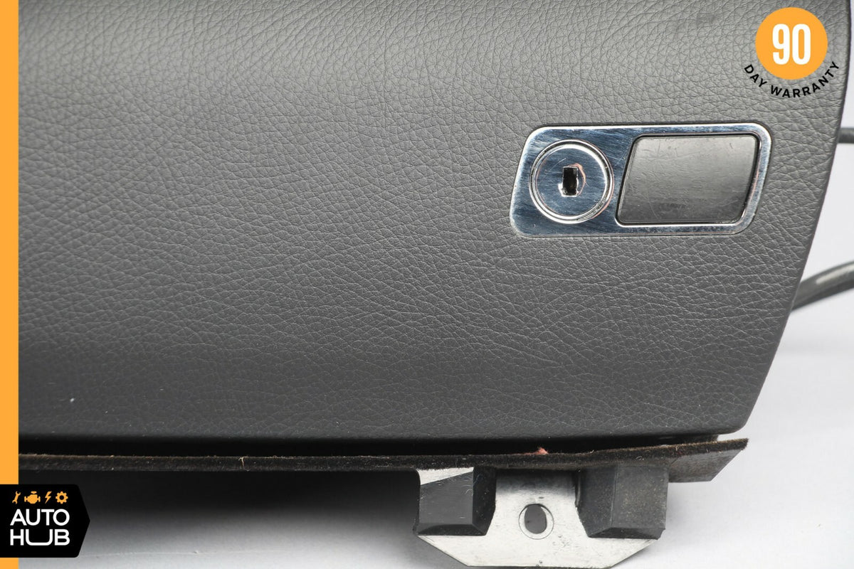07-09 Mercedes W221 S450 S550 Dashboard Dash Glove Box Compartment Black OEM - photo 2