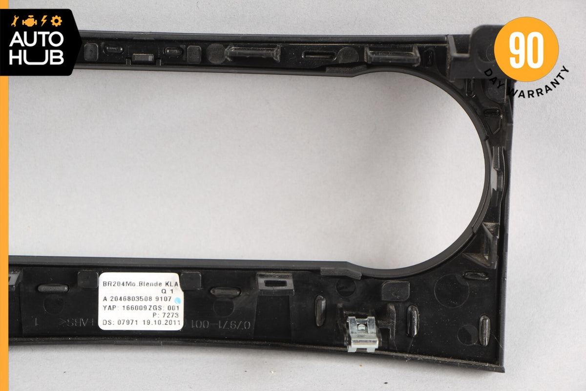 12-14 Mercedes W204 C250 C350 AC A/C Climate Control Switch Trim Bezel Black OEM - photo 8
