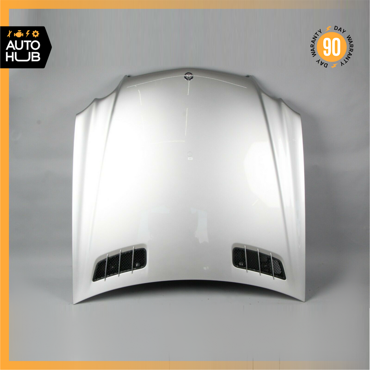 03-08 Mercedes R230 SL500 SL55 AMG SL550 Hood Cover Panel Assembly Silver OEM - photo 1
