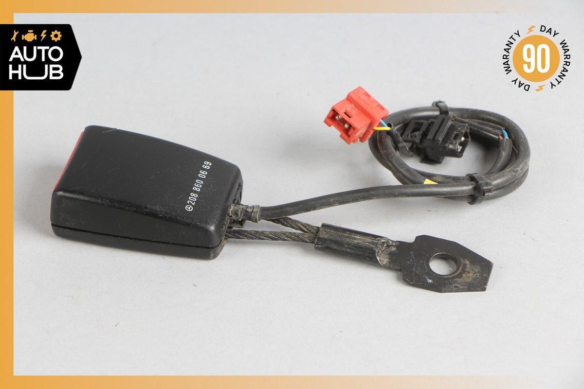 98-03 Mercedes W208 CLK320 CLK430 Front Right Side Seatbelt Seat Belt Buckle OEM - photo 4