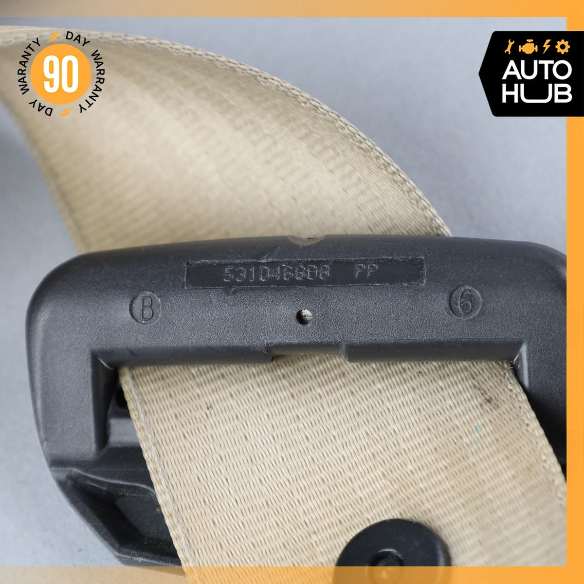 99-04 Bentley Arnage / RR Seraph Front Right Side Seat Belt Retractor Beige OEM - photo 17