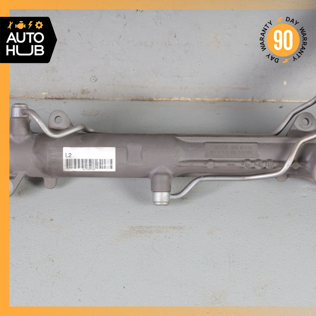 04-10 BMW E60 528i 550i 650i RWD Power Steering Rack & Pinion OEM 78k - photo 6