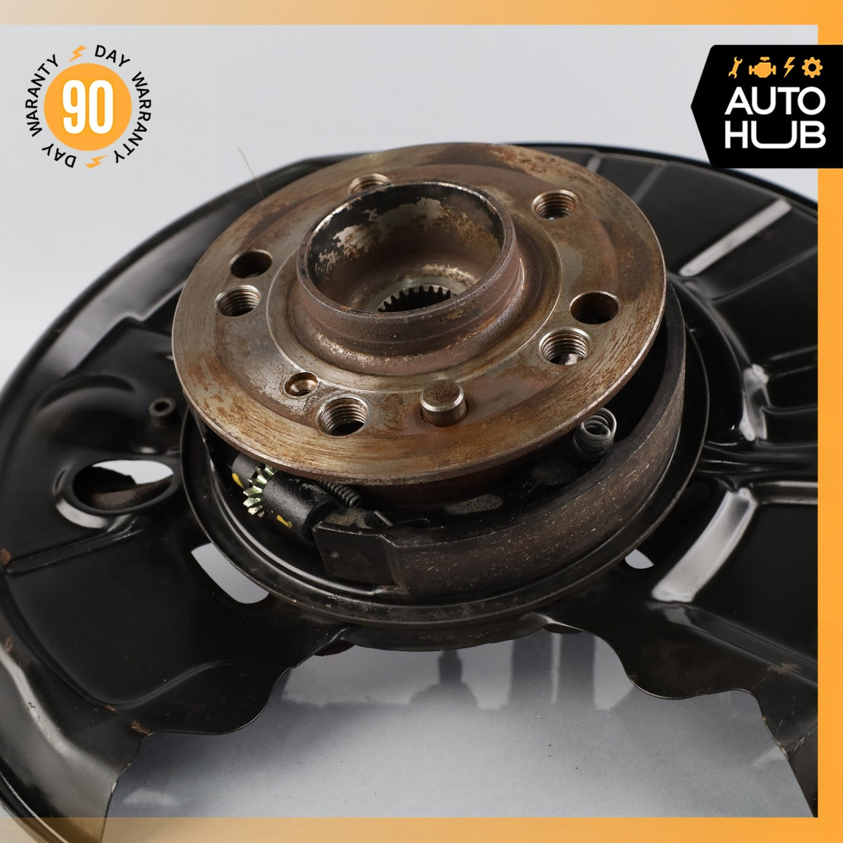 92-99 Mercedes W140 CL600 S500 Rear Left Side Spindle Knuckle Hub OEM 63k - photo 8