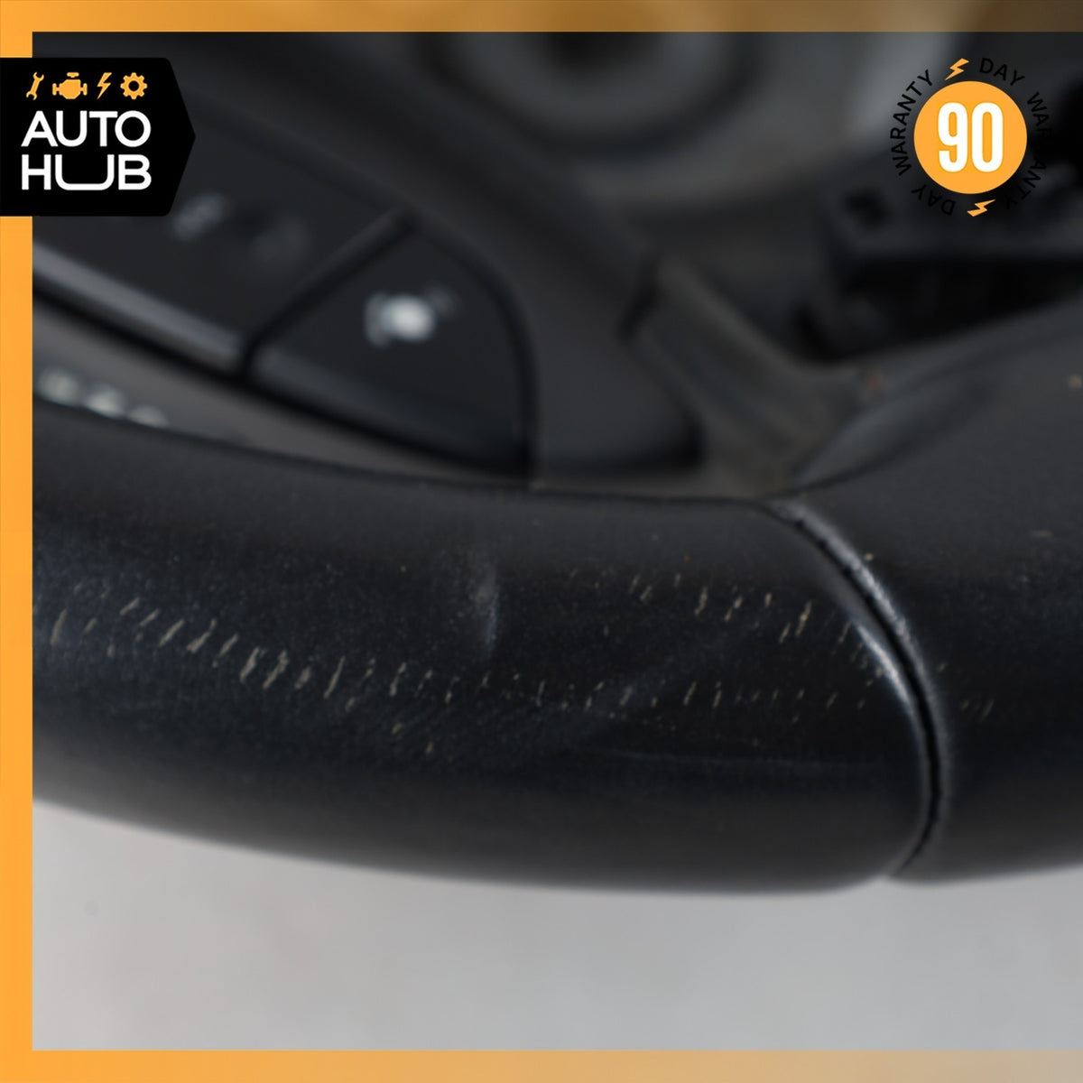 05-07 Aston Martin DB9 Steering Wheel Black 4G433600AB OEM 34k - photo 10