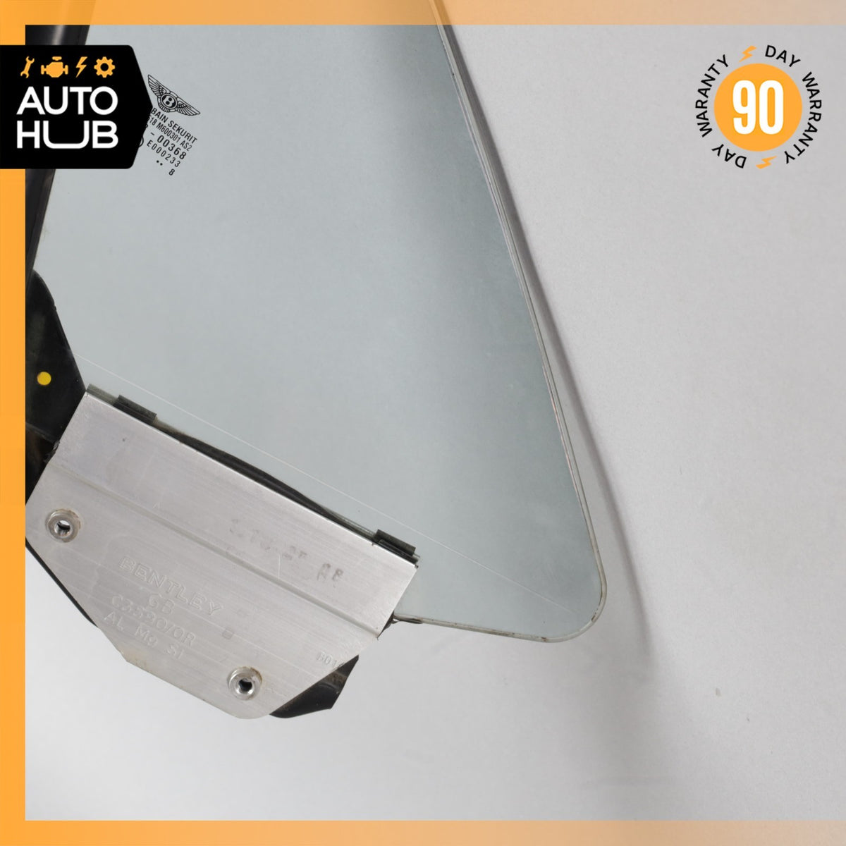 03-10 Bentley Continental GT Coupe Front Right Side Door Vent Window Glass OEM - photo 5
