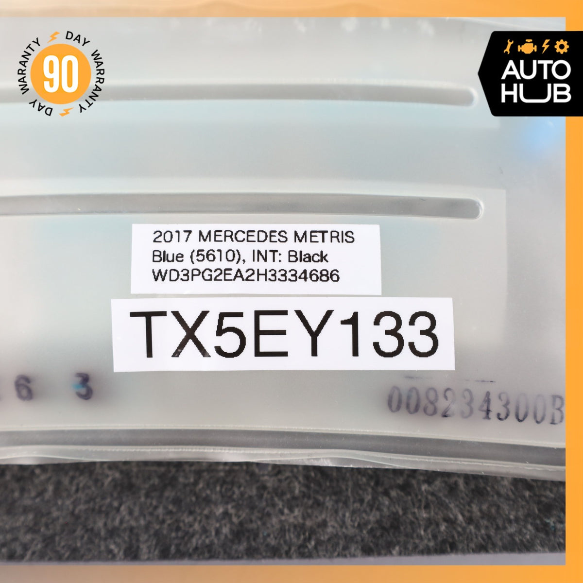 15-20 Mercedes W447 Metris Front Upper Seat Cushion Bladder Bolster OEM 46k - photo 15