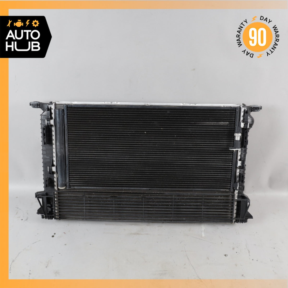 15-25 Porsche Macan 95B Engine Cooling Radiator A/C Condenser Cooler OEM - photo 2