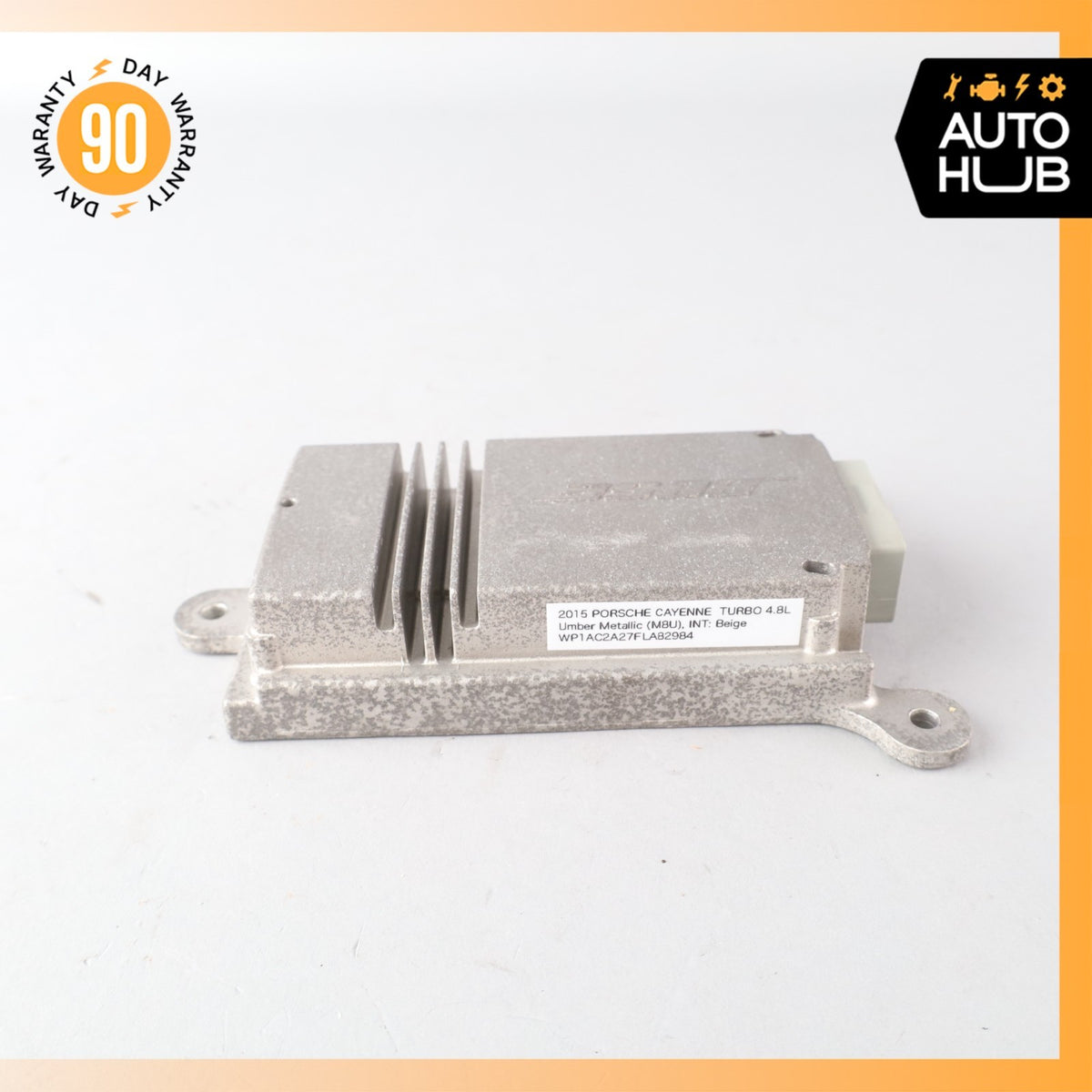 Porsche Cayenne Panamera 981 Boxster Cayman Subwoofer AMP Bose Amplifier OEM - photo 5
