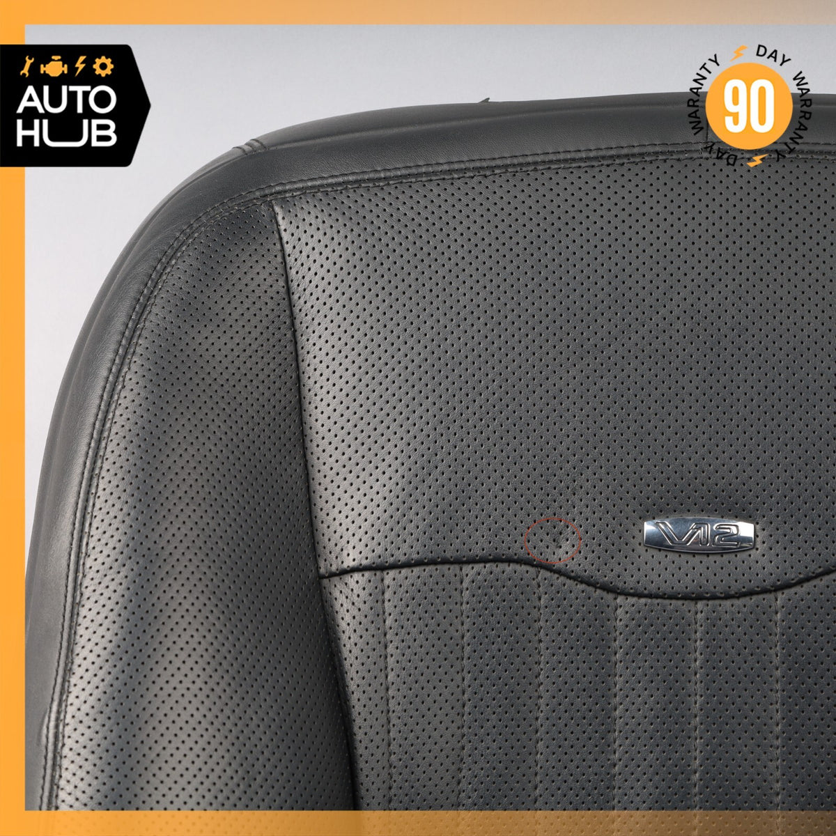 07-09 Mercedes W221 S600 Front Left Driver Side Seat Upper Back Cushion OEM - photo 6