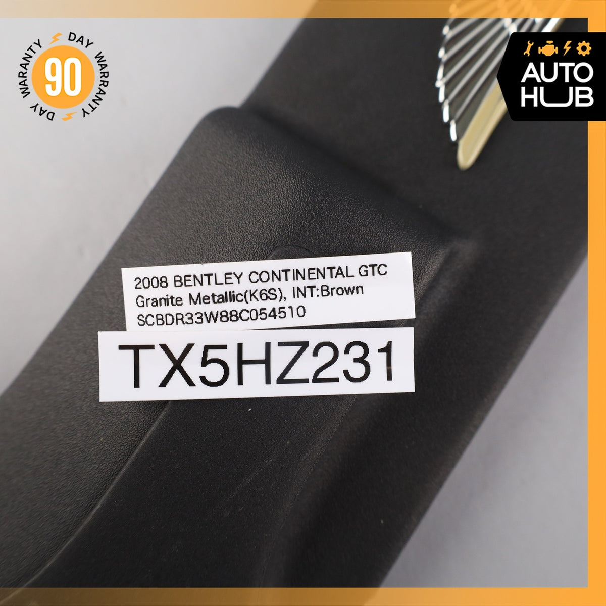 03-13 Bentley Continental GTC GT Speed Rear Engine Cover Plate Trim OEM 43k - photo 14