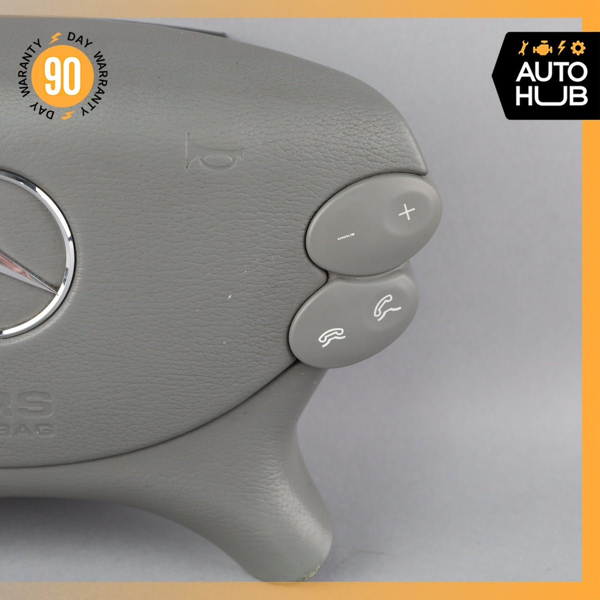 Mercedes R230 SL500 SL55 AMG CLK500 E350 Steering Wheel Airbag Air Bag Gray OEM - photo 4