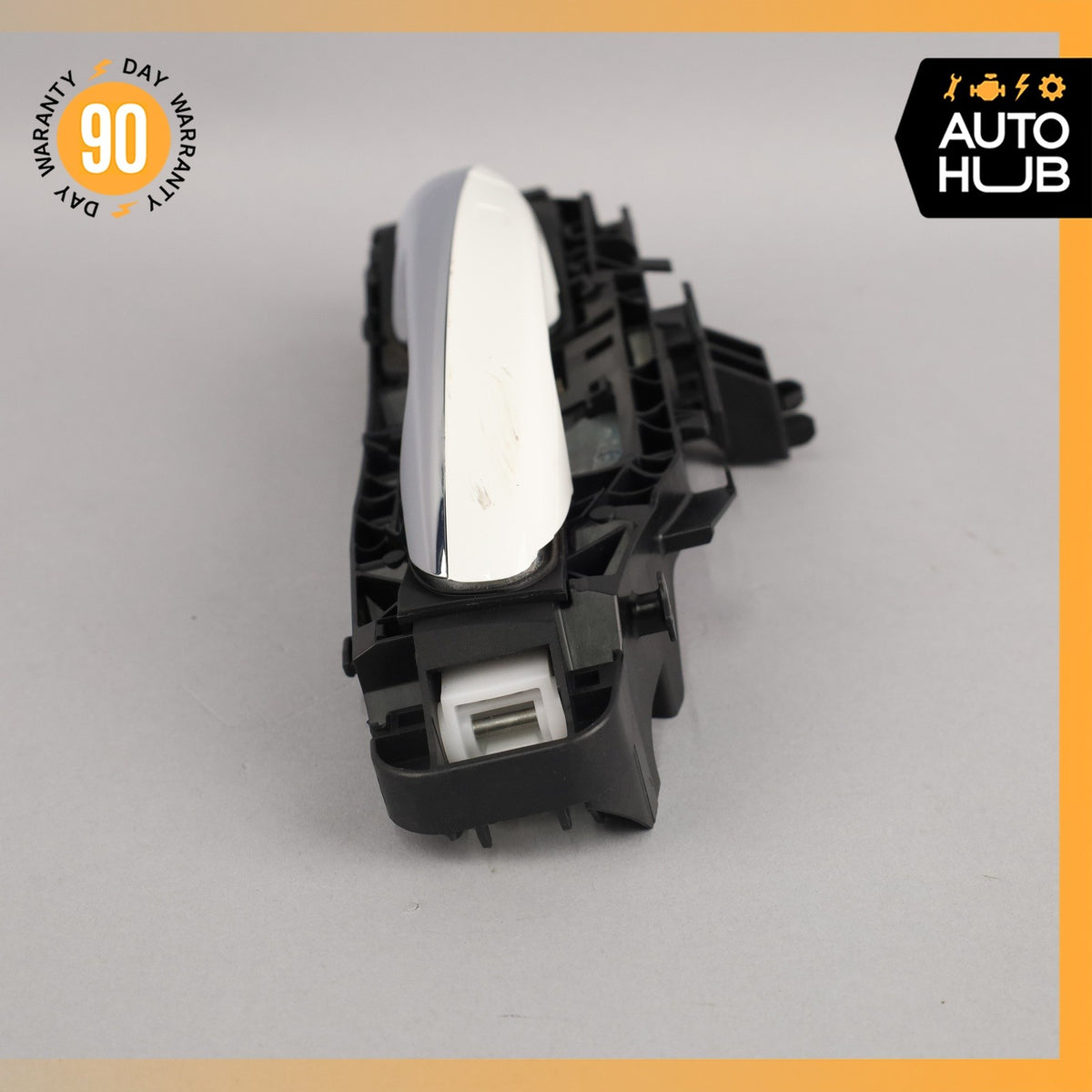 Mercedes W213 E300 Front Left Side Exterior Door Handle Keyless Go White OEM - photo 12