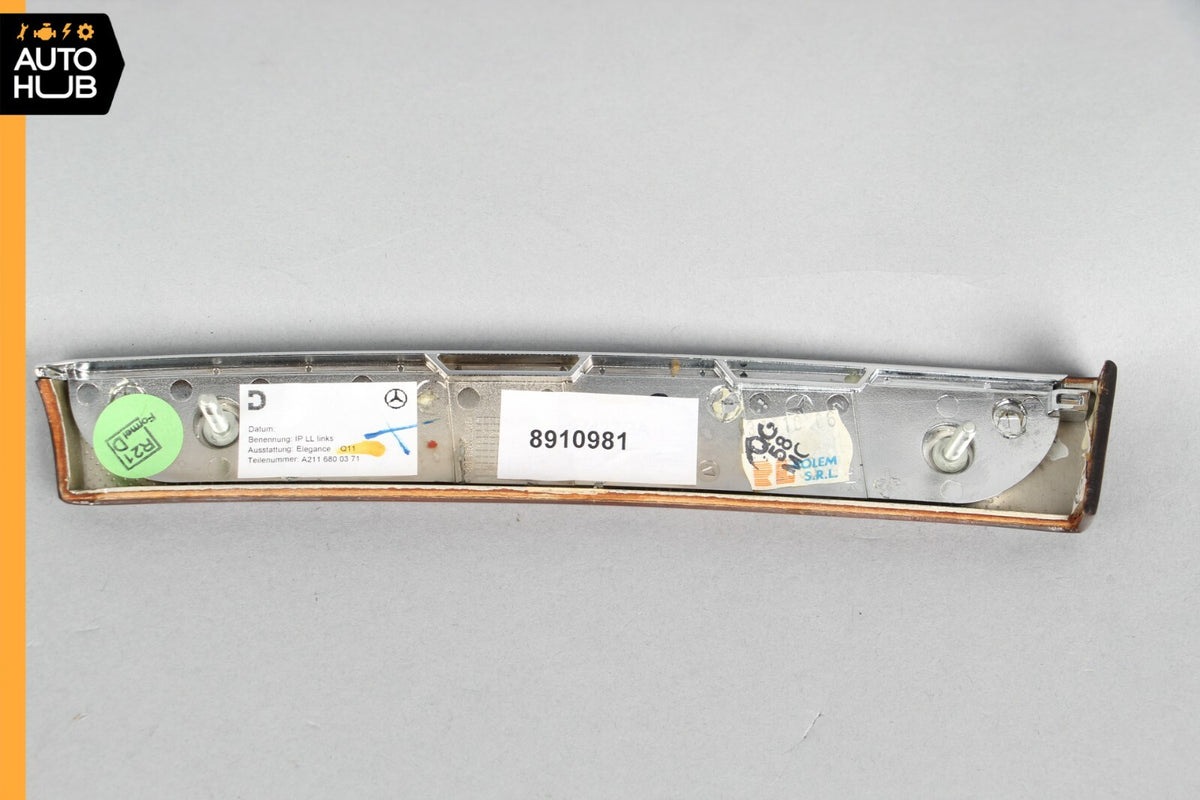 03-09 Mercedes W211 E320 E350 Dashboard Dash Left Driver Side Trim Panel OEM - photo 6