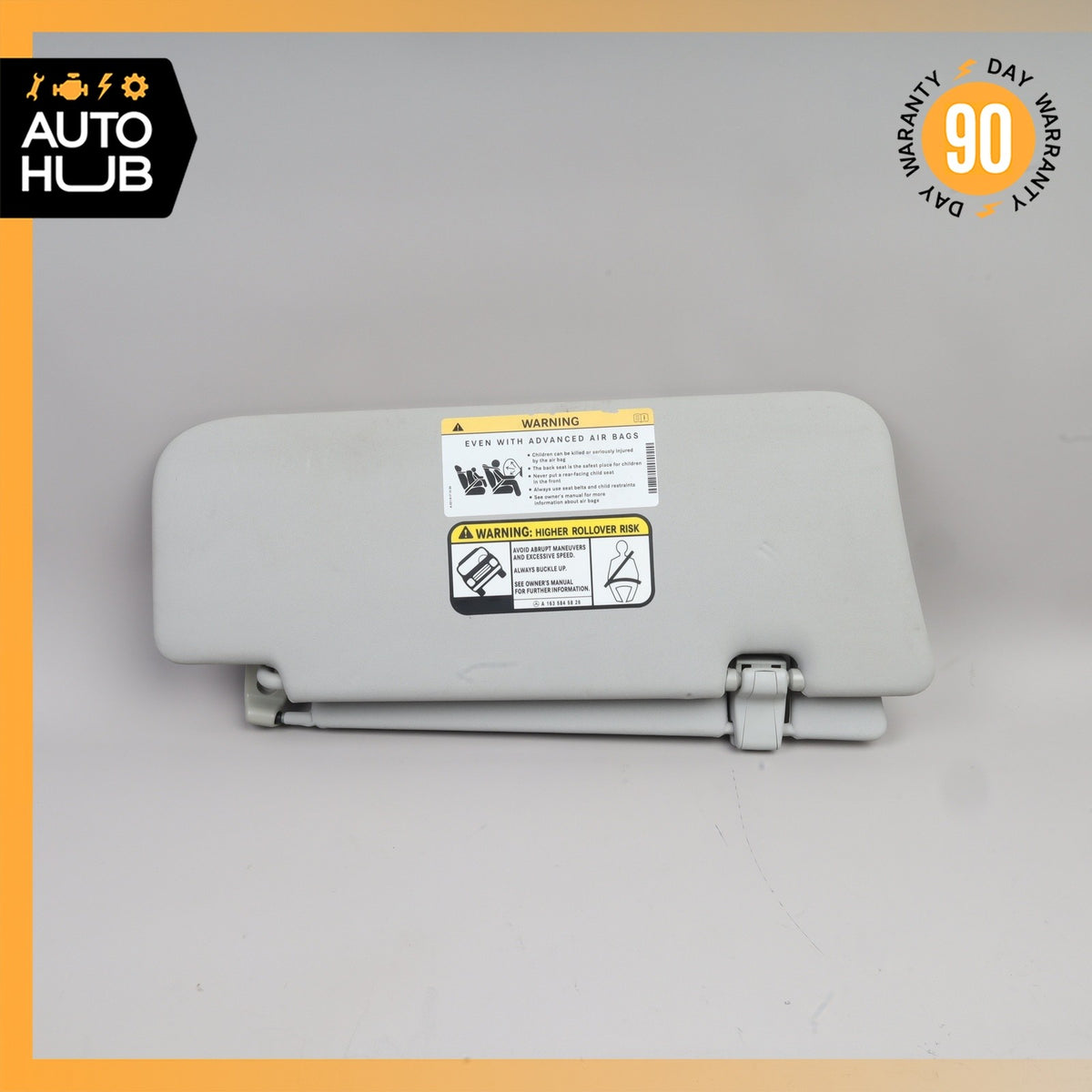 06-12 Mercedes X164 GL450 ML63 Sun Visor Sunvisor Front Left Side Gray OEM - photo 1
