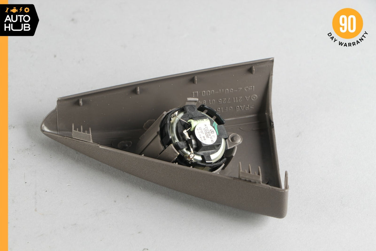 07-09 Mercedes W211 E350 E320 Tweeter Speaker Cover Left Driver Side Gray OEM - photo 6
