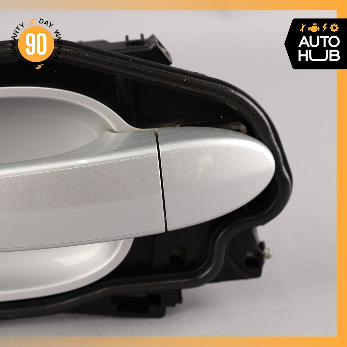 04-10 BMW E60 535i 528i 550i Front Right Exterior Door Handle Silver OEM - photo 2