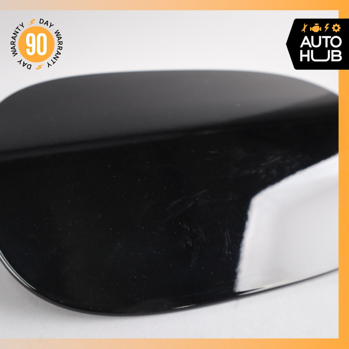 11-18 Porsche Cayenne 958 Fuel Door Lid Gas Tank Cover Black OEM - photo 3