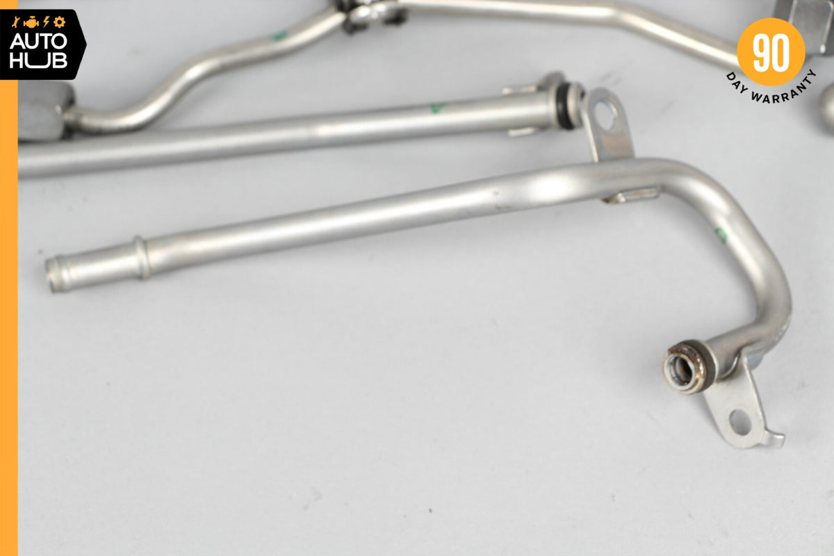 Mercedes W204 C250 SLK250 Engine Motor Charger Coolant Hose Line Pipe Set OEM - photo 4
