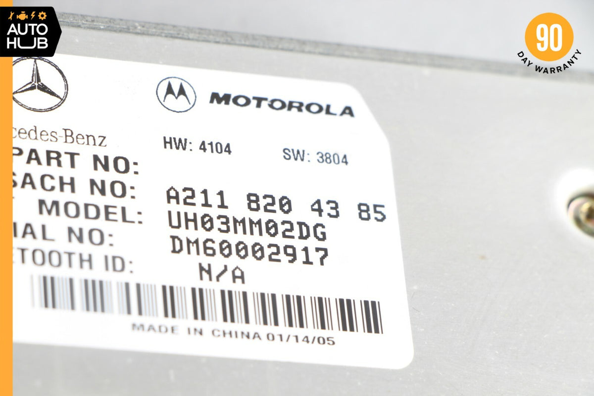 03-11 Mercedes R230 SL500 E500 Motorola Bluetooth Communication Module OEM - photo 7