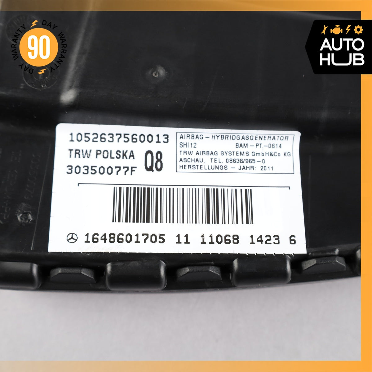 Mercedes W221 S63 AMG CL550 S400 Front Left Driver Side Seat Airbag SRS OEM - photo 9
