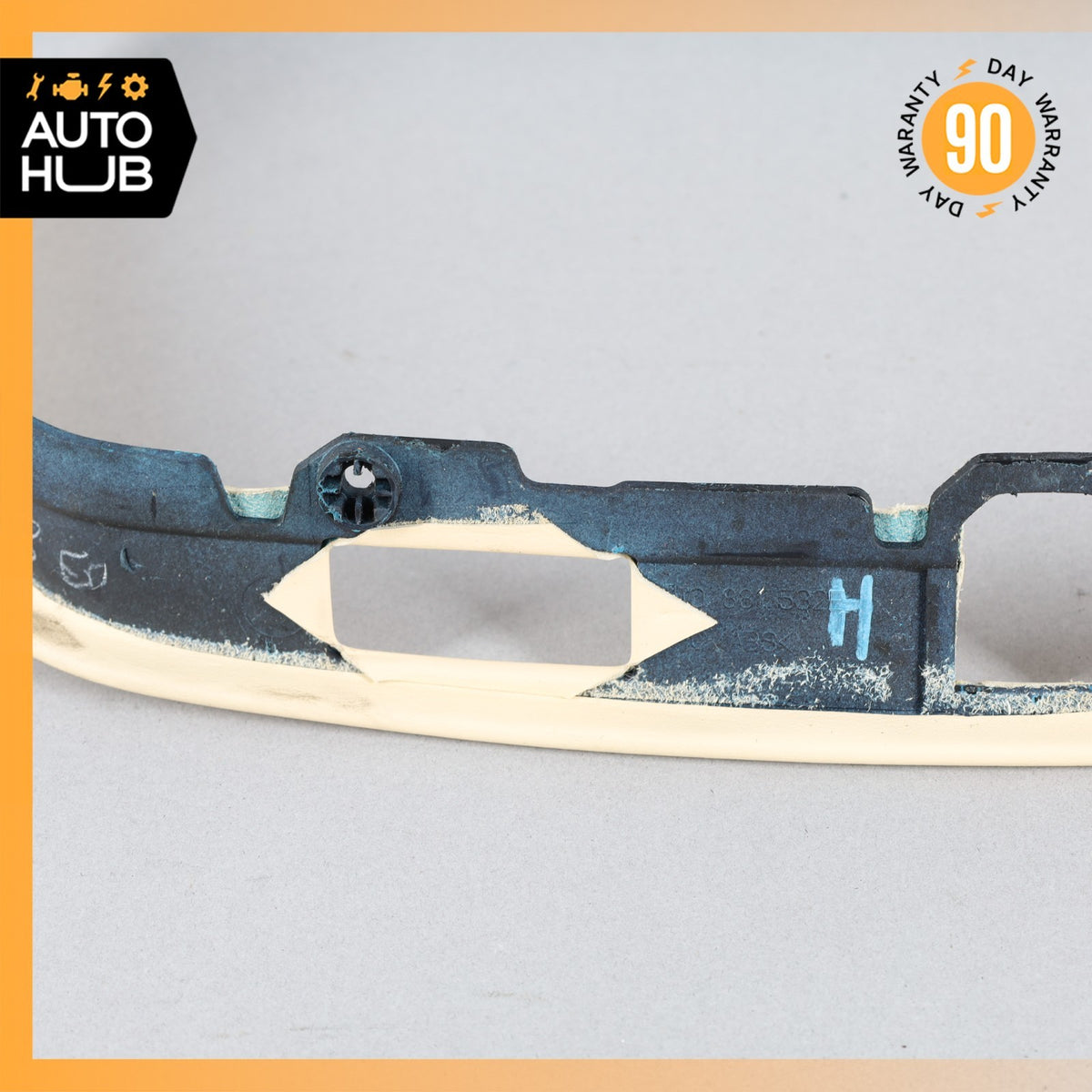 14-18 Bentley Flying Spur Front Seat Backrest Cover Panel Bezel Beige OEM - photo 8