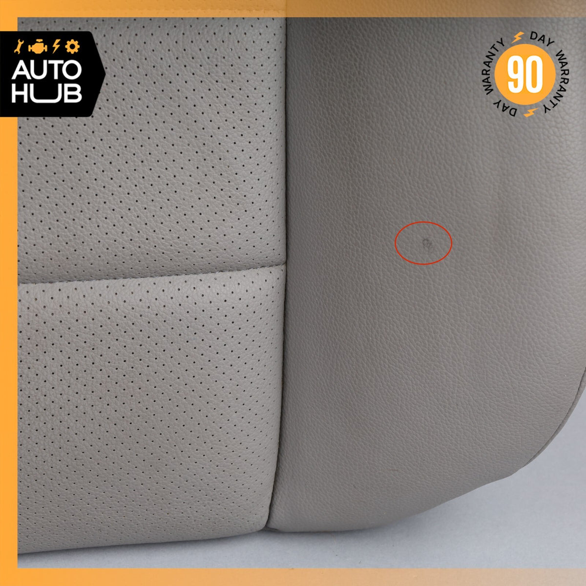 08-11 Mercedes W204 C350 C300 Front Right Side Seat Cushion Top Upper Gray OEM - photo 5