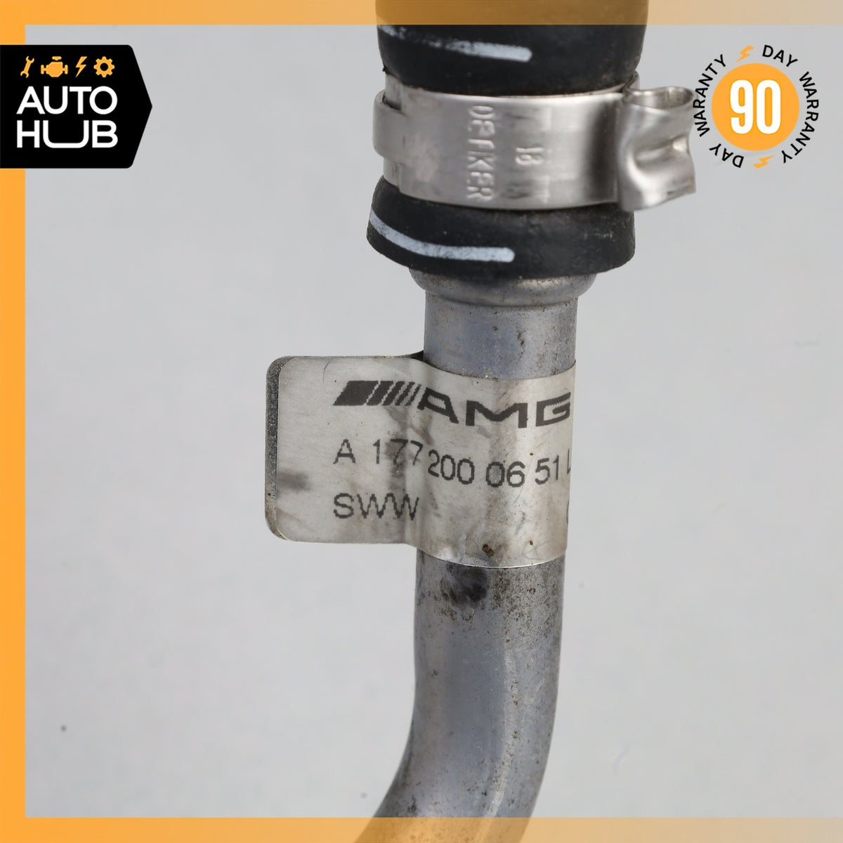 15-18 Mercedes W205 C63 Engine Cooling Water Hose Line OEM - photo 9