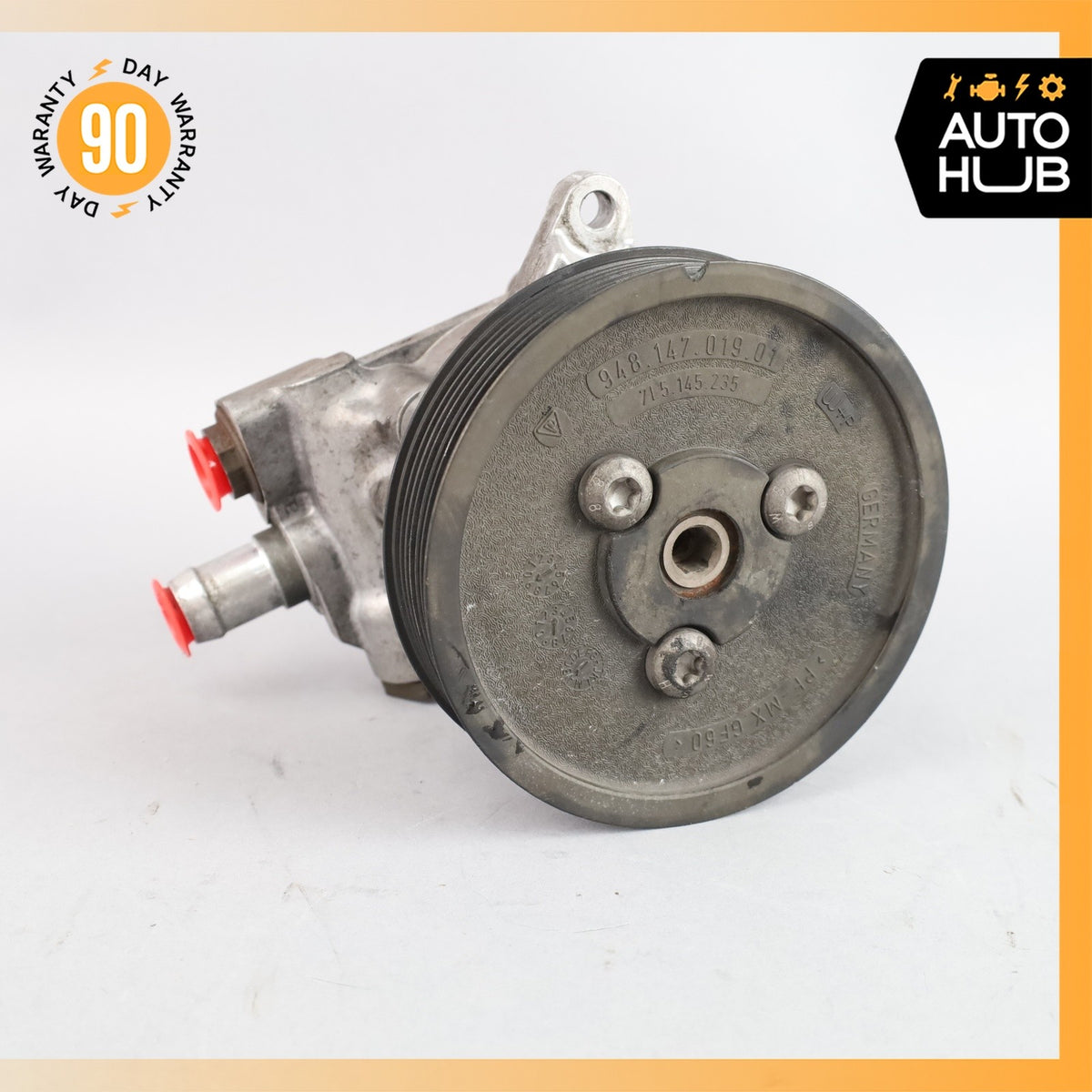 10-16 Porsche Panamera 970 4 GTS Hydraulic Power Steering Pump w/ Pulley OEM - photo 2