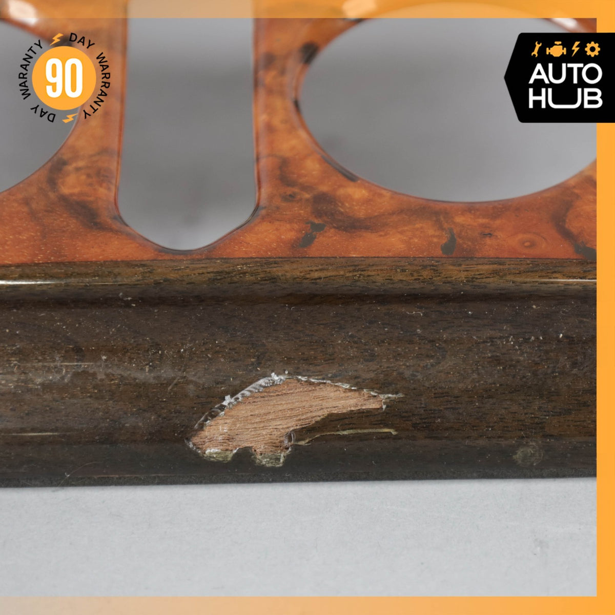 99-02 Rolls Royce Silver Seraph Rear Center Console Air Vent Trim Panel Wood OEM - photo 5