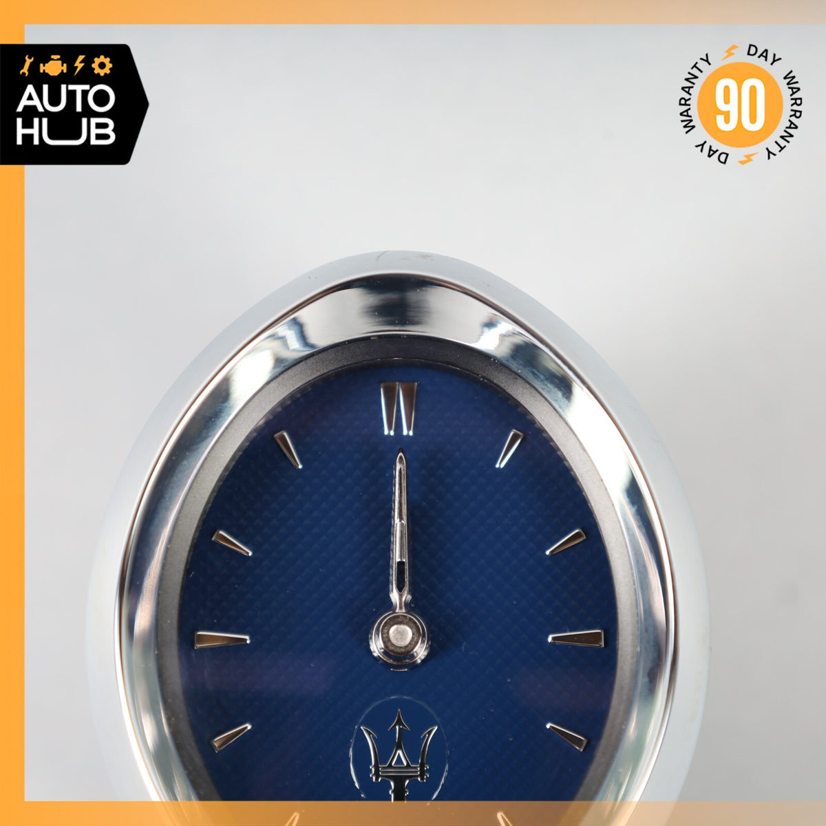14-16 Maserati Quattroporte M156 Center Dashboard Analog Clock 670011361 OEM 69k - photo 3