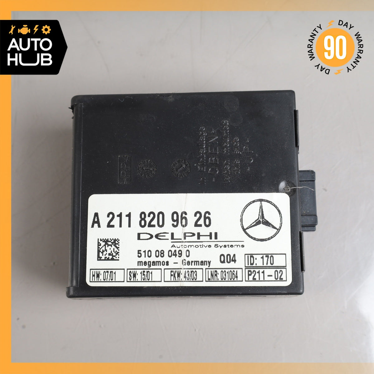 Mercedes W211 E320 S500 C230 CLK500 Anti Theft Alarm Module 2118209626 OEM - photo 3