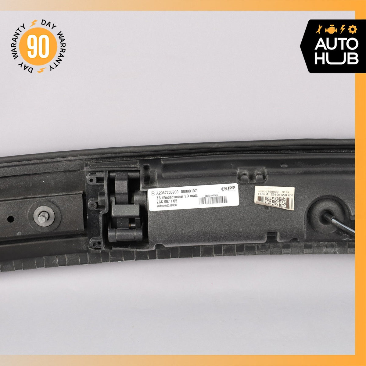 17-23 Mercedes W205 C63 AMG Front Upper Windshield Cover Panel Molding OEM 43k - photo 14