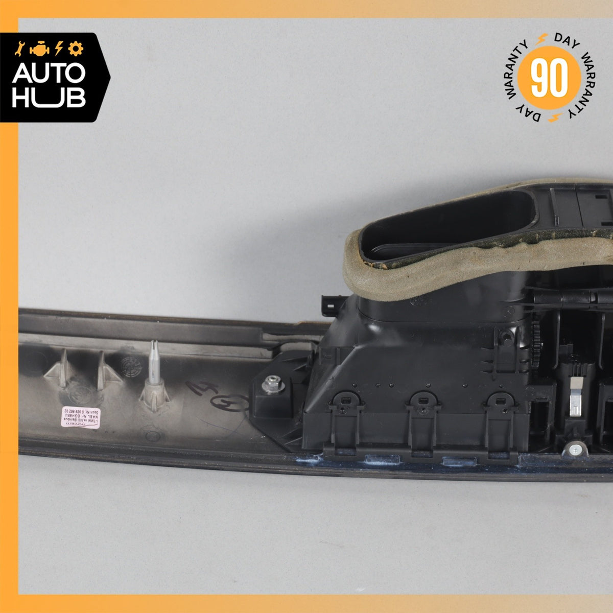 08-10 BMW E60 550i Dashboard Center Cover Panel Trim Molding w/ AC Vent OEM - photo 12