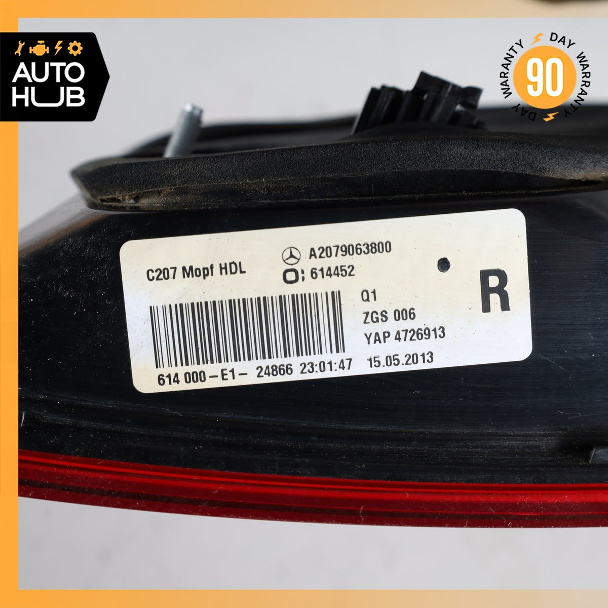 14-17 Mercedes W207 E350 E400 E550 Inner Tail Light Lamp Rear Right Side OEM - photo 13
