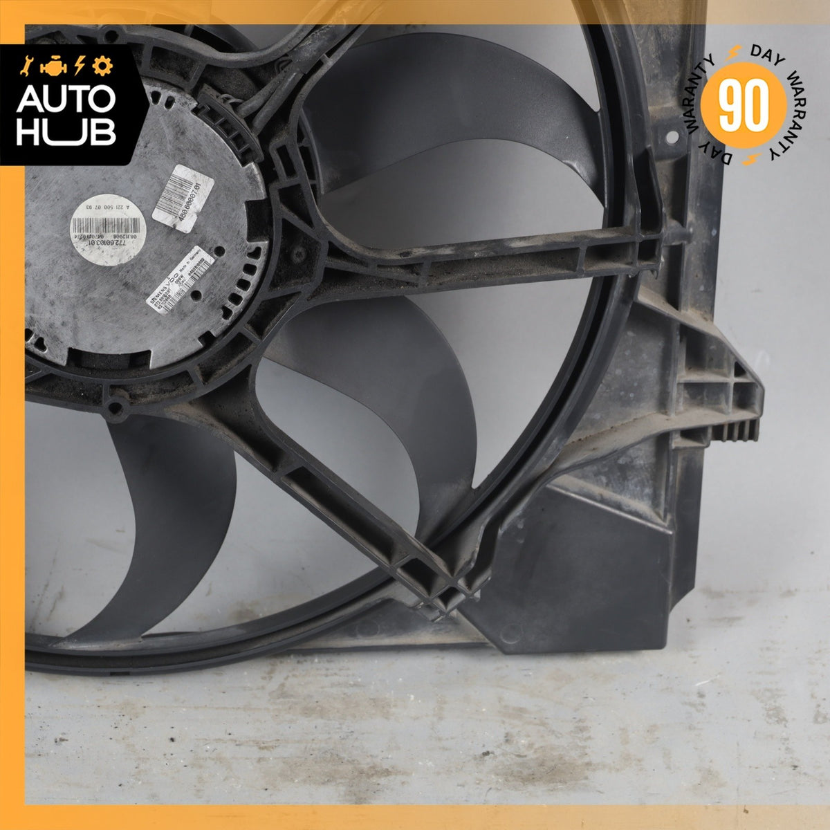 07-13 Mercedes W221 S550 S450 Engine Cooling Fan Motor Assembly 2215000493 OEM - photo 5