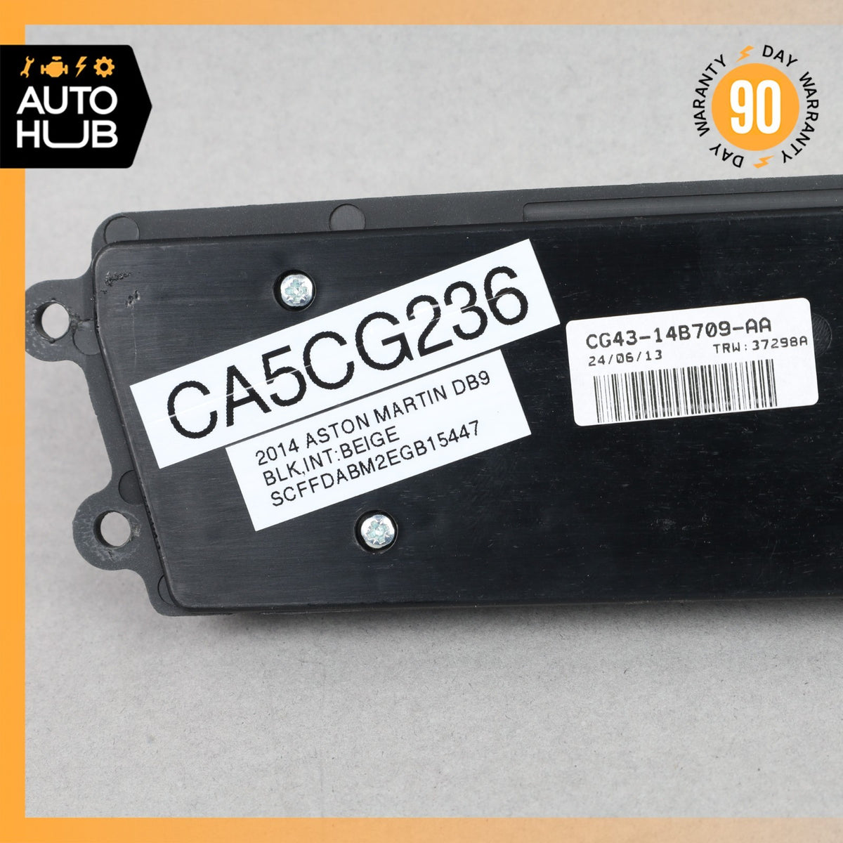 12-16 Aston Martin DB9 DBS Left Seat Control Memory Switch CG4314B709AA OEM - photo 8