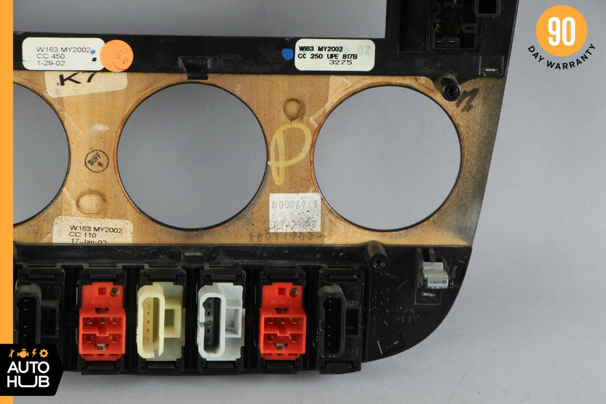 02-05 Mercedes W163 ML320 ML350 ML500 Center Console Trim Bezel Wood OEM - photo 10